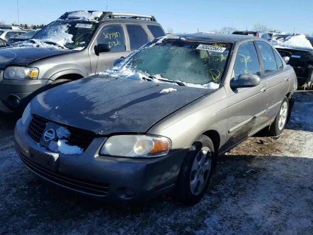 3N1CB51DX4L822497 - 2004 NISSAN SENTRA 1.8 TAN photo 2