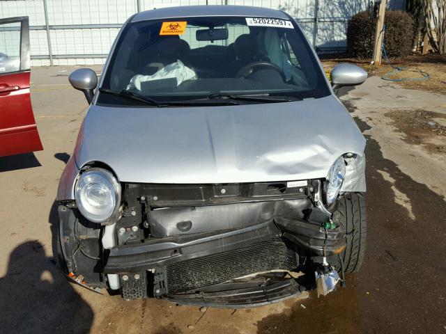 3C3CFFBR4DT737077 - 2013 FIAT 500 SPORT SILVER photo 9