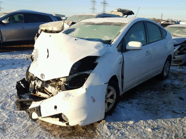 JTDKB20U587808526 - 2008 TOYOTA PRIUS WHITE photo 2