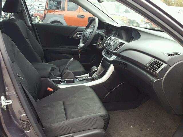 1HGCR2F34EA270089 - 2014 HONDA ACCORD LX GRAY photo 5