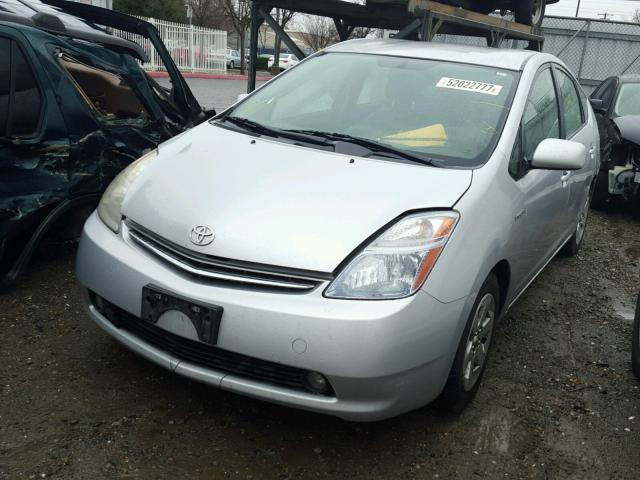 JTDKB20U873295567 - 2007 TOYOTA PRIUS SILVER photo 2