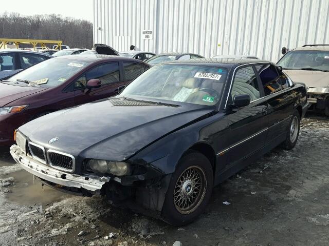 WBAGH8338XDP03499 - 1999 BMW 740 IL BLACK photo 2