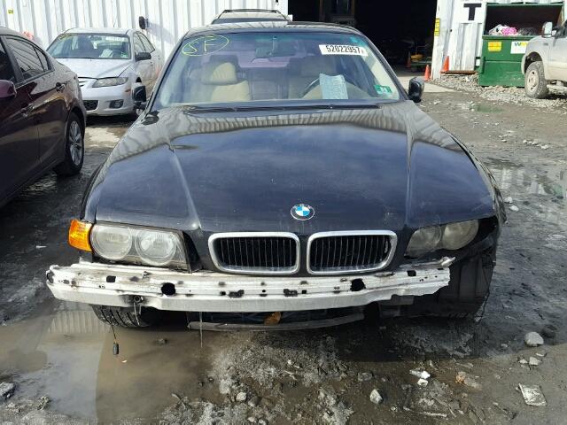 WBAGH8338XDP03499 - 1999 BMW 740 IL BLACK photo 9