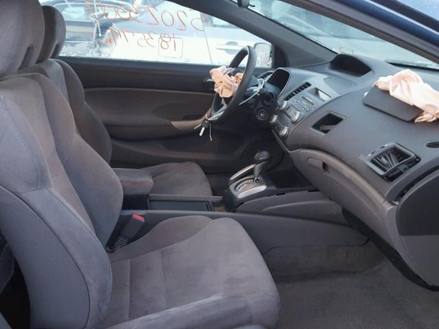 2HGFG12856H502474 - 2006 HONDA CIVIC EX BLUE photo 5