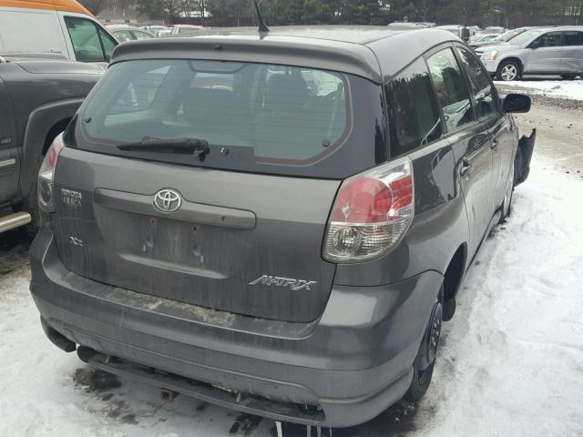 2T1KR32E58C702373 - 2008 TOYOTA COROLLA MA BLACK photo 4