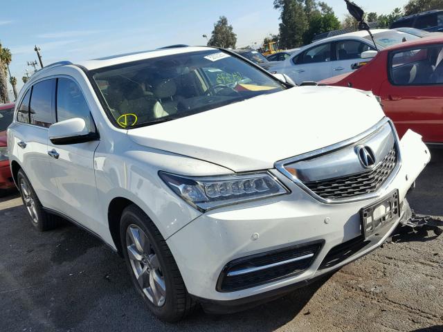 5FRYD3H86EB010378 - 2014 ACURA MDX ADVANC 白色 照片 1