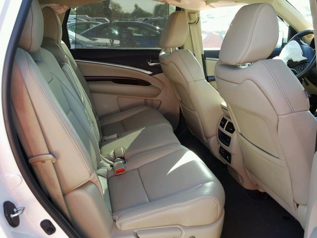 5FRYD3H86EB010378 - 2014 ACURA MDX ADVANC 白色 照片 6