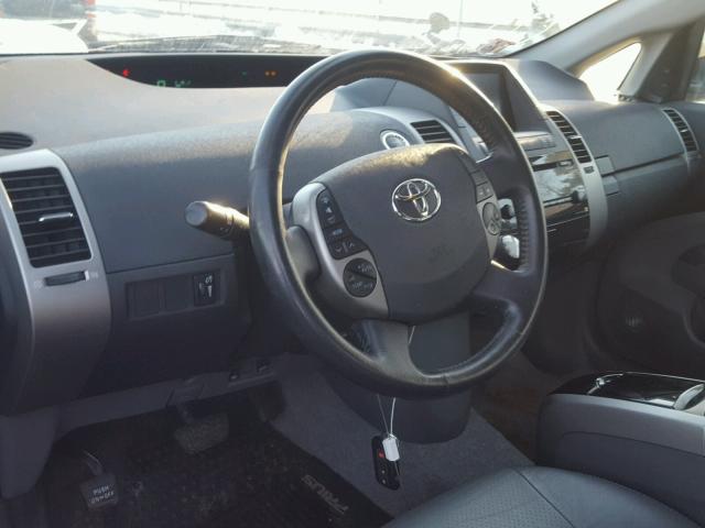 JTDKB20U593494742 - 2009 TOYOTA PRIUS GRAY photo 9