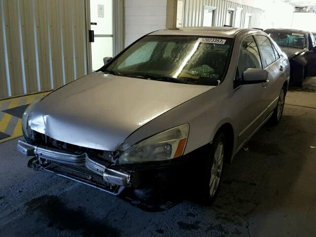 1HGCM66576A059557 - 2006 HONDA ACCORD EX GRAY photo 2