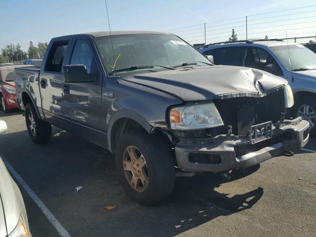 1FTPW14514KB16357 - 2004 FORD F150 SUPER GRAY photo 1