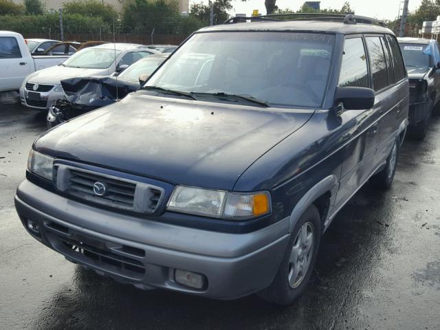 JM3LV5222W0843319 - 1998 MAZDA MPV WAGON BLUE photo 2