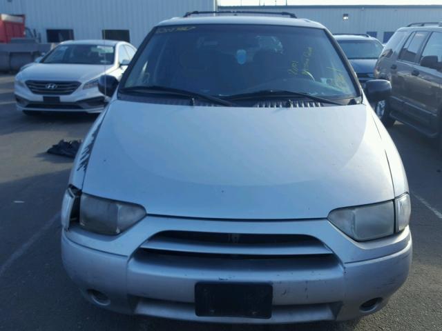 4N2ZN15T31D824812 - 2001 NISSAN QUEST GXE SILVER photo 7