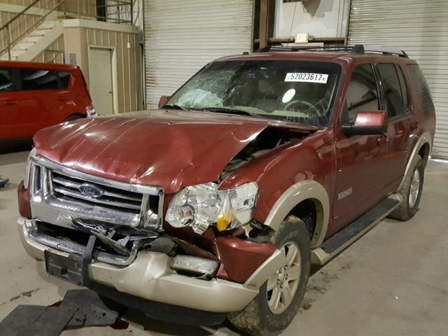 1FMEU74E86UB25429 - 2006 FORD EXPLORER E RED photo 2