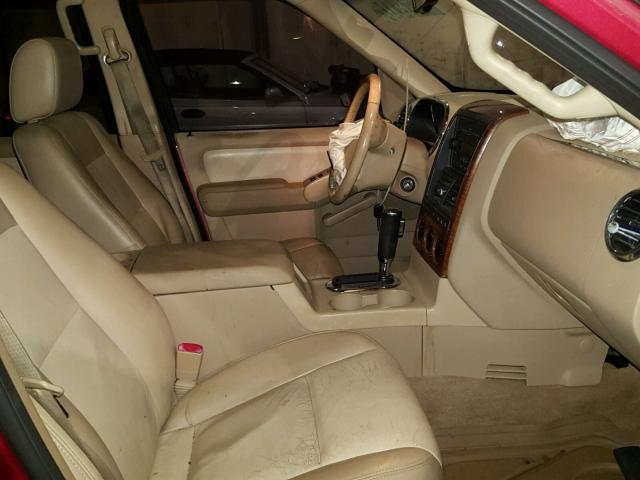 1FMEU74E86UB25429 - 2006 FORD EXPLORER E RED photo 5