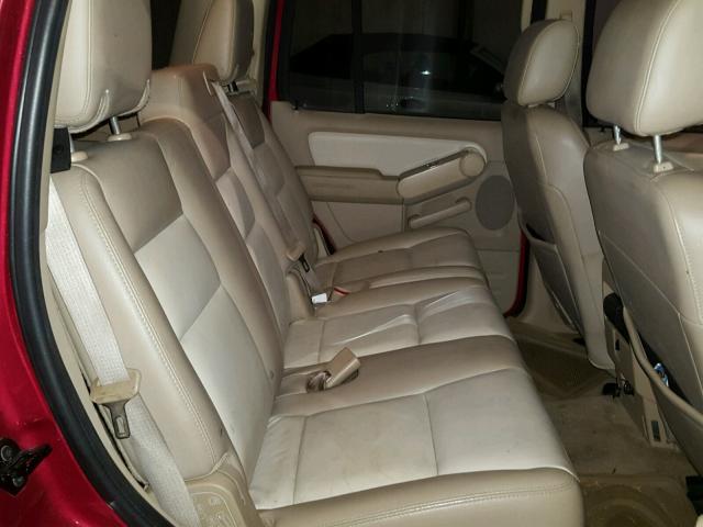 1FMEU74E86UB25429 - 2006 FORD EXPLORER E RED photo 6