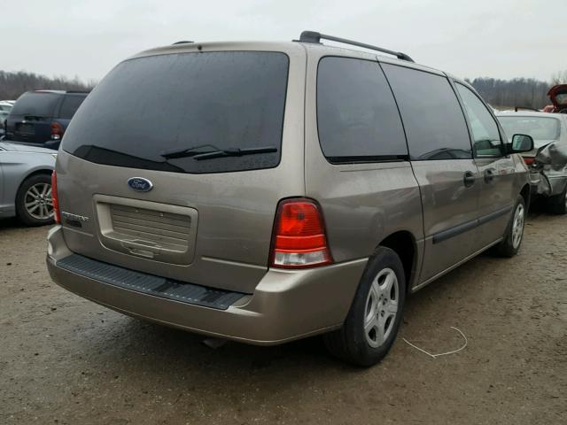 2FMZA51616BA42328 - 2006 FORD FREESTAR S GOLD photo 4