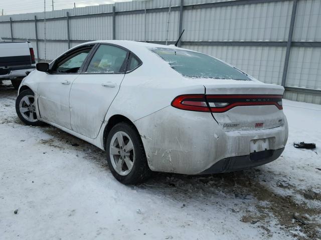 1C3CDFBB9FD128522 - 2015 DODGE DART SXT WHITE photo 3