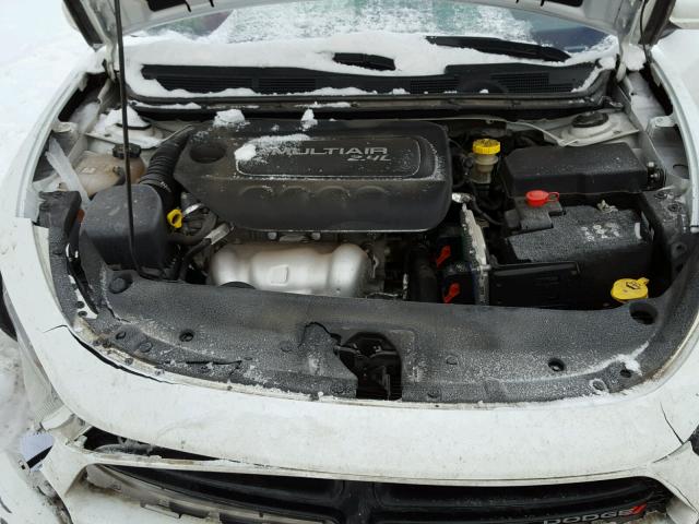 1C3CDFBB9FD128522 - 2015 DODGE DART SXT WHITE photo 7