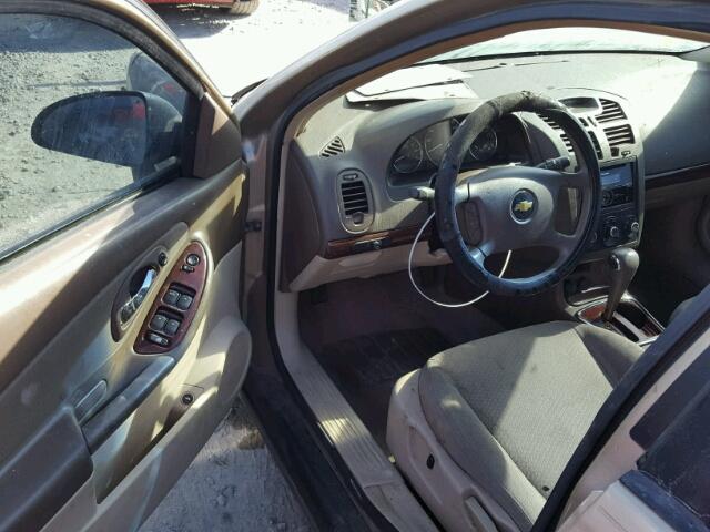 1G1ZS58F17F240262 - 2007 CHEVROLET MALIBU LS BEIGE photo 9