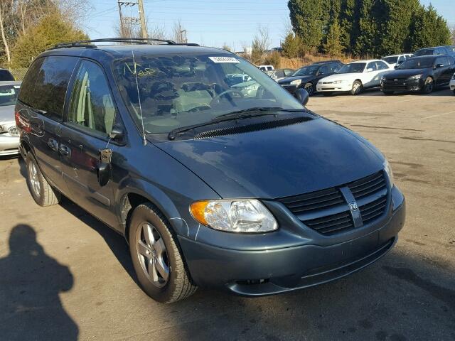 1D4GP45R36B743681 - 2006 DODGE CARAVAN SX BLUE photo 1