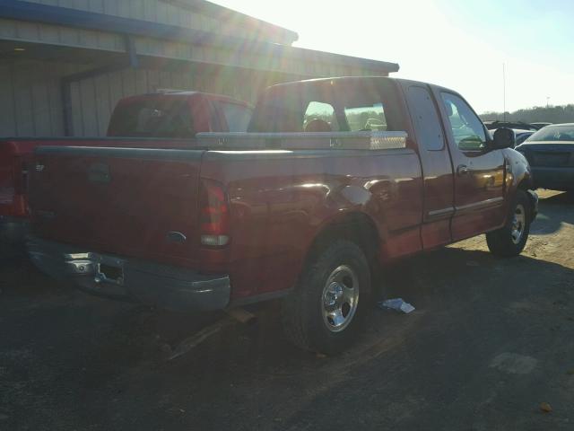 1FTZX1721YNB10294 - 2000 FORD F150 BURGUNDY photo 4