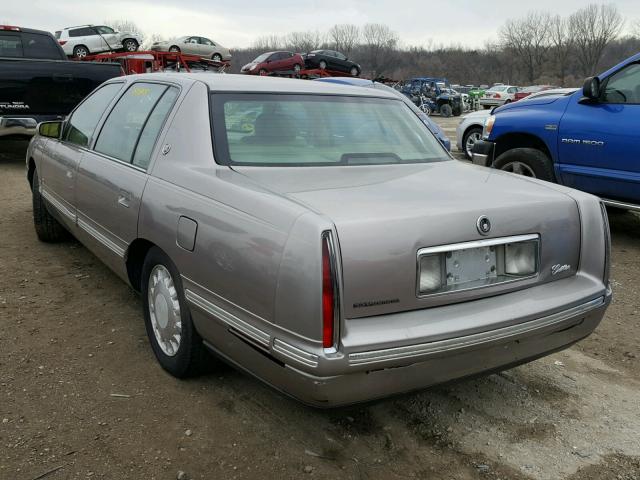 1G6KD54Y8XU718475 - 1999 CADILLAC DEVILLE GRAY photo 3