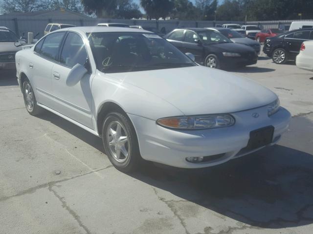 1G3NL52EX1C200354 - 2001 OLDSMOBILE ALERO GL WHITE photo 1