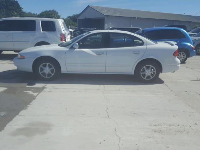 1G3NL52EX1C200354 - 2001 OLDSMOBILE ALERO GL WHITE photo 9