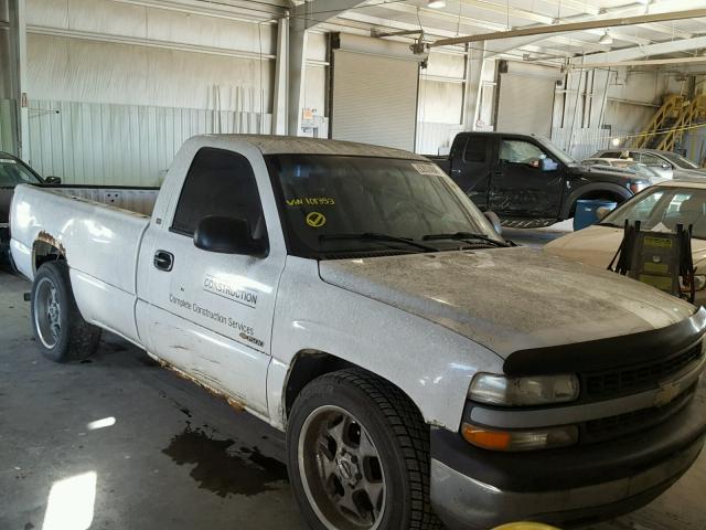 1GCEC14W11Z101353 - 2001 CHEVROLET SILVERADO WHITE photo 1