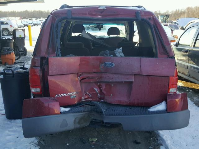 1FMZU73K02ZC94415 - 2002 FORD EXPLORER X MAROON photo 9