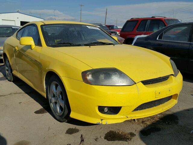 KMHHM65D46U191926 - 2006 HYUNDAI TIBURON GS YELLOW photo 1