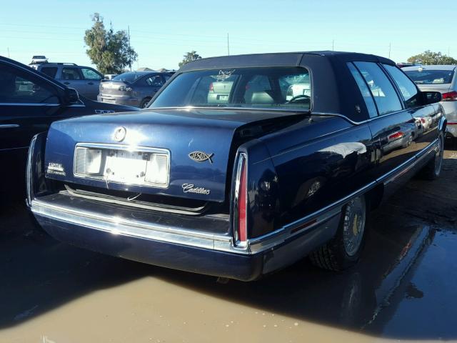 1G6KD52Y0TU306032 - 1996 CADILLAC DEVILLE BLUE photo 4