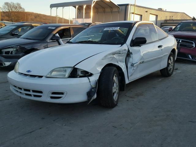 1G1JS124727484112 - 2002 CHEVROLET CAVALIER L WHITE photo 2