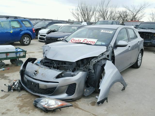 JM1BL1L71C1673473 - 2012 MAZDA 3 I SILVER photo 2