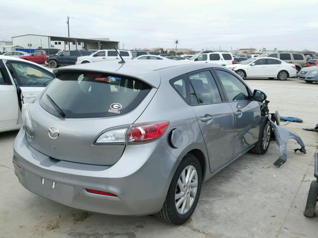 JM1BL1L71C1673473 - 2012 MAZDA 3 I SILVER photo 4