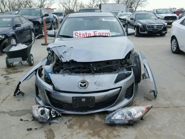 JM1BL1L71C1673473 - 2012 MAZDA 3 I SILVER photo 9