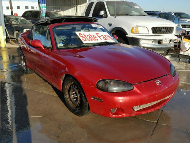 JM1NB353110207647 - 2001 MAZDA MX-5 MIATA RED photo 1