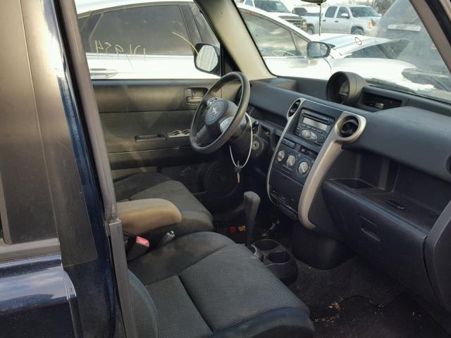 JTLKT324664120716 - 2006 TOYOTA SCION XB BLUE photo 5