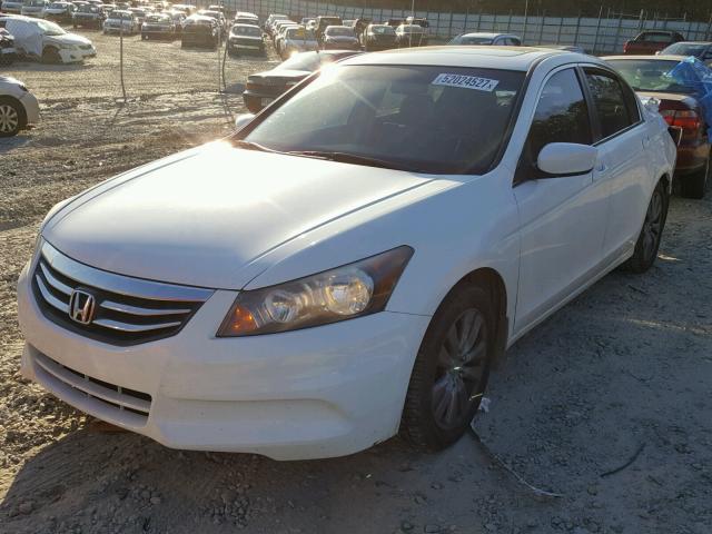 1HGCP2F80BA116895 - 2011 HONDA ACCORD EXL WHITE photo 2