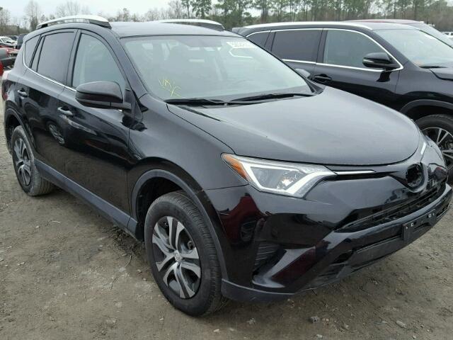 2T3ZFREV1GW245555 - 2016 TOYOTA RAV4 LE BLACK photo 1