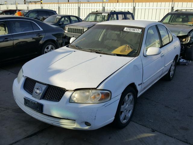 3N1CB51D26L596569 - 2006 NISSAN SENTRA 1.8 WHITE photo 2