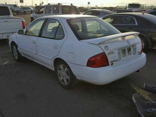 3N1CB51D26L596569 - 2006 NISSAN SENTRA 1.8 WHITE photo 3