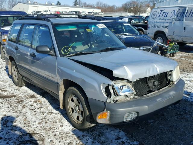 JF1SF63532H738340 - 2002 SUBARU FORESTER L SILVER photo 1