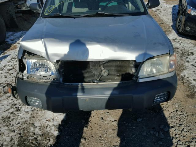 JF1SF63532H738340 - 2002 SUBARU FORESTER L SILVER photo 7