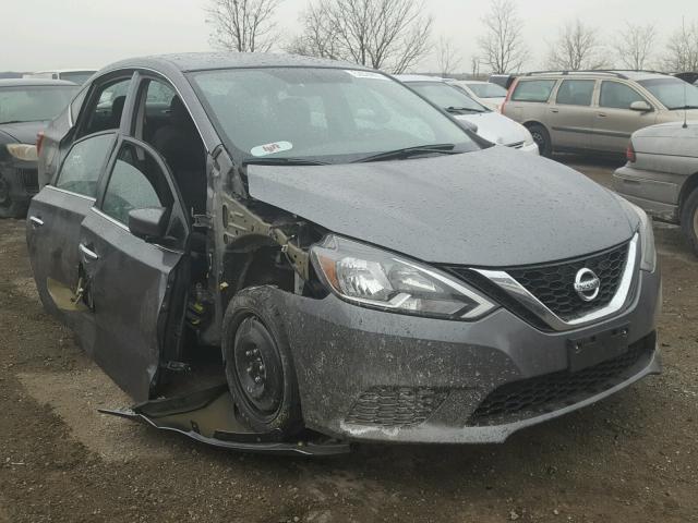 3N1AB7AP1GL663970 - 2016 NISSAN SENTRA S GRAY photo 1