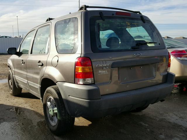 1FMYU02123KA02060 - 2003 FORD ESCAPE XLS GRAY photo 3