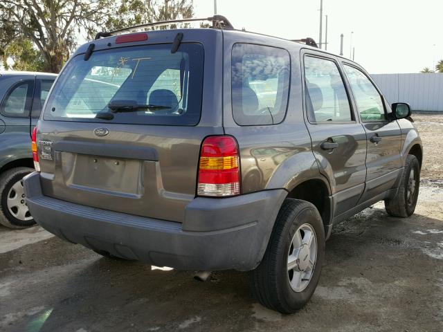 1FMYU02123KA02060 - 2003 FORD ESCAPE XLS GRAY photo 4