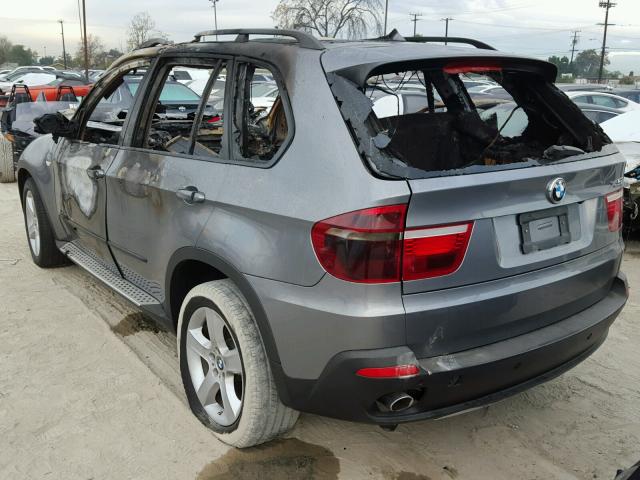 5UXFE43558L020425 - 2008 BMW X5 3.0I GRAY photo 3