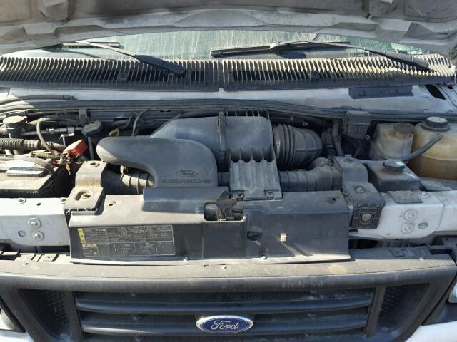 1FTNE24L07DA38614 - 2007 FORD ECONOLINE WHITE photo 7