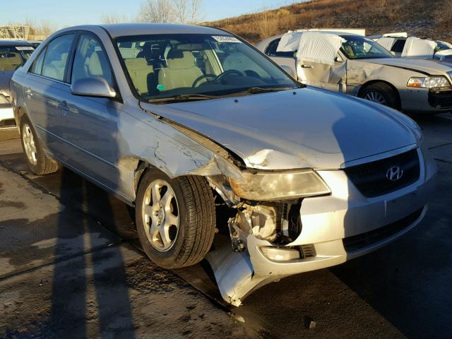 5NPEU46F36H122599 - 2006 HYUNDAI SONATA GLS SILVER photo 1